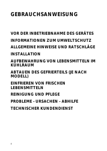 Bedienungsanleitung Bauknecht KGA 355 OPTIMA IN Kühl-gefrierkombination