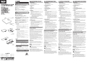 Manuale Tanita HD-381 Bilancia