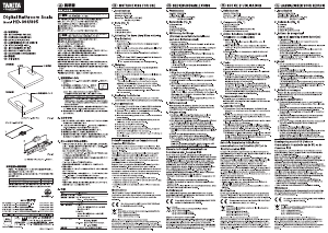 Handleiding Tanita HD-395 Weegschaal