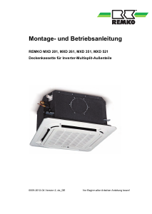 Bedienungsanleitung Remko MXD 351 Klimagerät