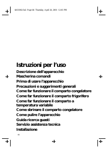 Manuale Bauknecht KGEA 3209 Frigorifero-congelatore