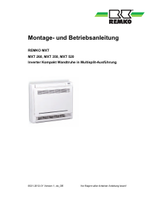 Bedienungsanleitung Remko MXT 260 Klimagerät