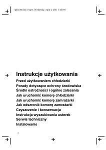 Instrukcja Bauknecht KGEA 3909 Lodówko-zamrażarka