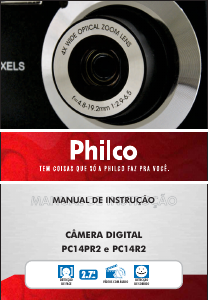 Manual Philco PC14PR2 Câmara digital