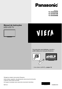 Manual Panasonic TC-50AS600B Televisor LED