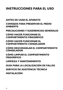 Manual de uso Bauknecht KGI 3112/A Frigorífico combinado