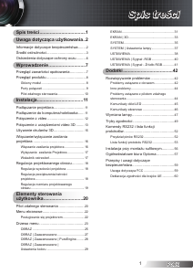 Instrukcja Optoma HD33 Projektor