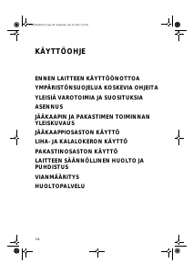 Käyttöohje Bauknecht KGIF 3309/A Jääkaappipakastin