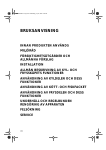 Bruksanvisning Bauknecht KGIF 3309/A Kyl-frys