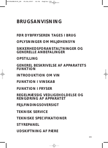 Brugsanvisning Bauknecht KGIW 3600/A-LH Køle-fryseskab