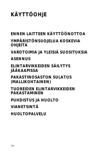 Käyttöohje Bauknecht KGNA 305 WH Jääkaappipakastin