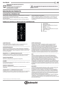 Manual Bauknecht KGNF 203D IN Frigorífico combinado