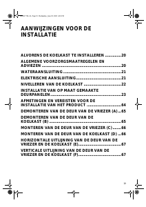 Handleiding Bauknecht KSDN 5060/A SW Koel-vries combinatie