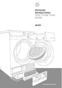 Manual Gorenje D8565NB Dryer