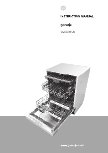 Bruksanvisning Gorenje GV53315UK Diskmaskin
