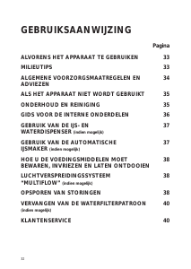 Handleiding Bauknecht KSN 495 IO Koel-vries combinatie