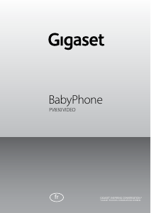 Mode d’emploi Gigaset PV830 BabyPhone Ecoute-bébé