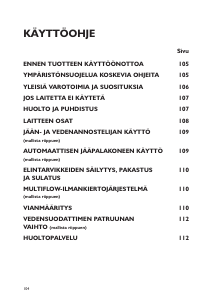 Käyttöohje Bauknecht KSN 525 OP IO Jääkaappipakastin