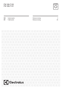 Bruksanvisning Electrolux FW30L7141 Tvättmaskin