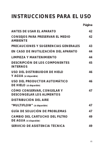 Manual de uso Bauknecht KSN PRIMELINE 5 IN Frigorífico combinado