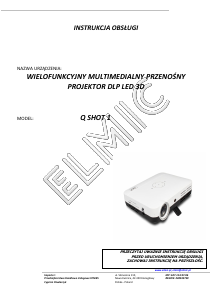 Instrukcja Concox Q Shot 1 Projektor