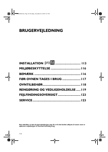 Brugsanvisning Bauknecht BLPE 6100 IN Kogesektion