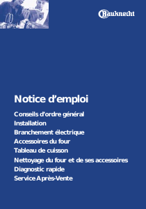 Mode d’emploi Bauknecht BSZ 5000/01 WS Table de cuisson