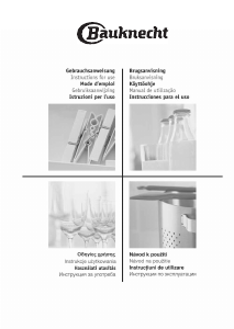 Handleiding Bauknecht CHI 6640F IN Kookplaat