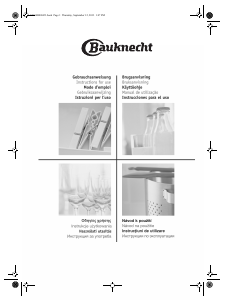 Mode d’emploi Bauknecht CHI 6640F IN/01 Table de cuisson