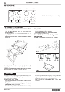 Manual Bauknecht CHR 6640 IN Hob