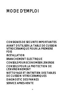Mode d’emploi Bauknecht EDPV 6740 IN Table de cuisson
