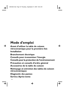 Mode d’emploi Bauknecht EKD 5470-1 IN Table de cuisson