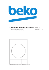 Kullanım kılavuzu BEKO DS 70 KT Kurutma makinesi