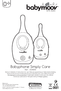 Használati útmutató Babymoov A014010 Simply Care Bébiőr