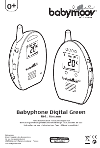 Manual Babymoov A014200 Digital Green Monitor de bebê