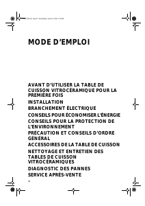 Mode d’emploi Bauknecht EKV 6640 IN Table de cuisson