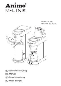 Bedienungsanleitung Animo M102 Kaffeemaschine