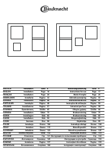 Manual de uso Bauknecht ESIF 6640 IN Placa