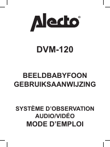 Mode d’emploi Alecto DVM-120 Ecoute-bébé