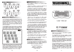 Handleiding Accuratus Toughball 2 Toetsenbord