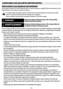 Mode d’emploi Bauknecht ETCV 8740 IN Table de cuisson
