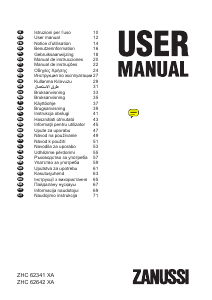 Manuale Zanussi ZHC62341XA Cappa da cucina