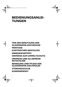 Bedienungsanleitung Bauknecht ETI 6640 IN Kochfeld