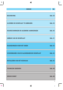 Handleiding Bauknecht ETK 3440-1 SW Kookplaat