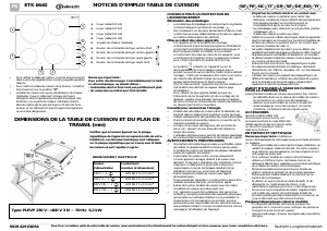 Mode d’emploi Bauknecht ETK 6640 IN Table de cuisson