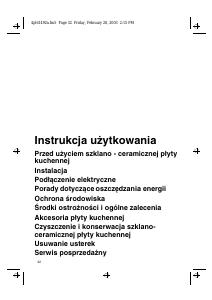 Instrukcja Bauknecht ETP 5660 IN Płyta do zabudowy