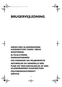 Brugsanvisning Bauknecht ETPI 6620 IN Kogesektion