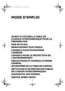Mode d’emploi Bauknecht ETPI 6740 IN Table de cuisson