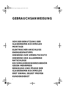Bedienungsanleitung Bauknecht ETPS 6640 IN Kochfeld