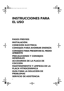 Manual de uso Bauknecht ETVV 5760/IN Placa